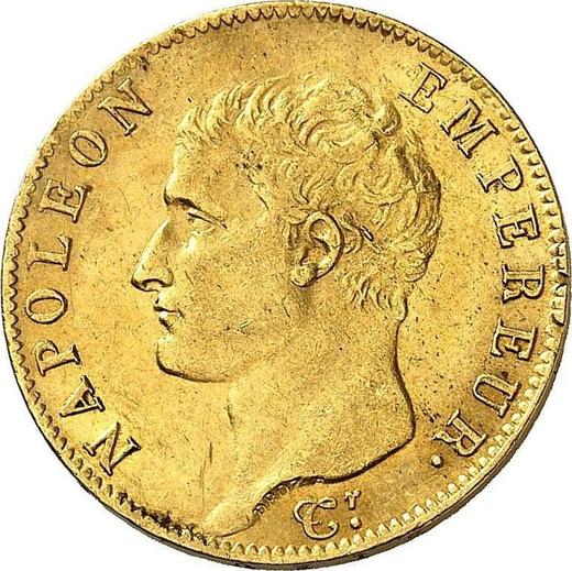 Аверс монеты - 20 франков AN 14 (1805-1806) A Париж - Франция, Наполеон I
