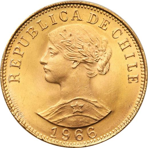Obverse 50 Pesos 1966 So - Chile