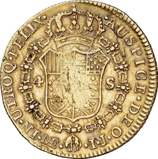 Reverse 4 Escudos 1796 IJ - Peru