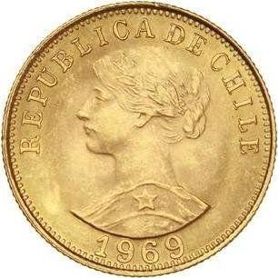 Obverse 50 Pesos 1969 So - Chile