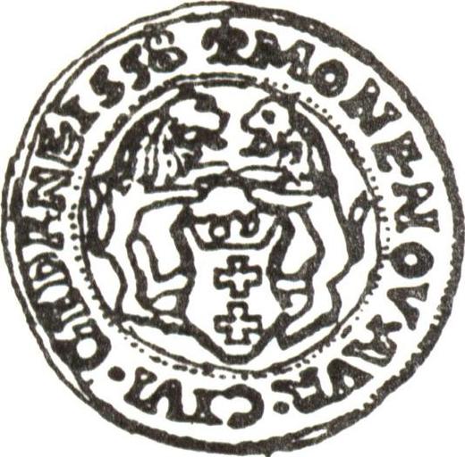 Rewers monety - Dukat 1558 "Gdańsk" - Polska