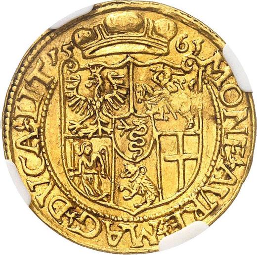 Reverse Ducat 1561 "Lithuania" - Poland