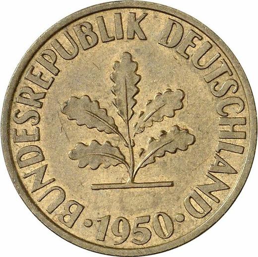 Reverse 10 Pfennig 1950 D - Germany