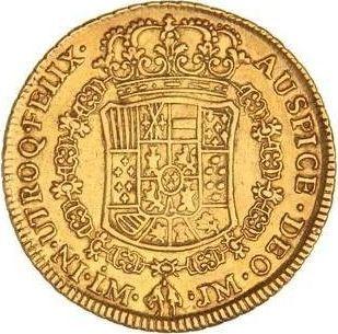 Reverse 4 Escudos 1763 LM JM - Peru