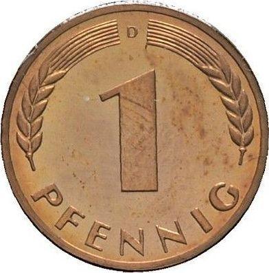 Obverse 1 Pfennig 1950 D - Germany
