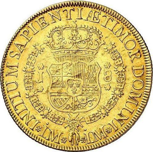 Reverse 8 Escudos 1753 LM J - Peru