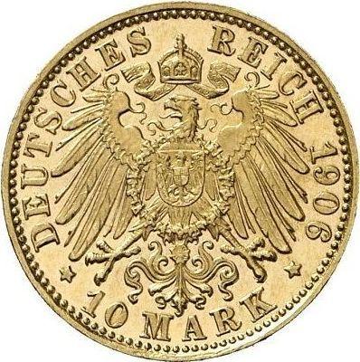Reverse 10 Mark 1906 D "Bayern" - Germany