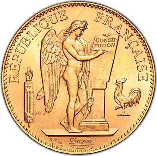 Аверс монеты - 100 франков 1913 A Париж - Франция, Третья республика