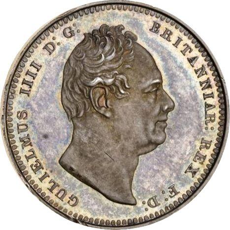 Obverse Shilling 1831 Plain edge - United Kingdom