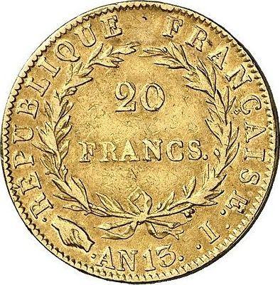 Реверс монеты - 20 франков AN 13 (1804-1805) I Лимож - Франция, Наполеон I