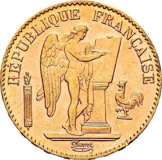 Аверс монеты - 20 франков 1895 A Париж - Франция, Третья республика