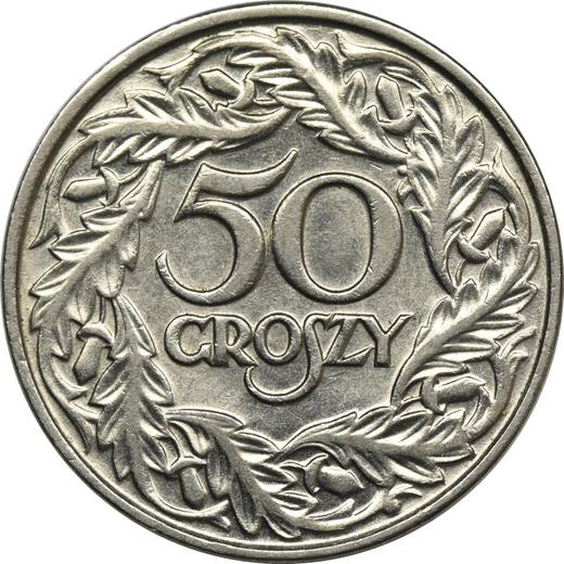 Reverse 50 Groszy 1923 - Poland