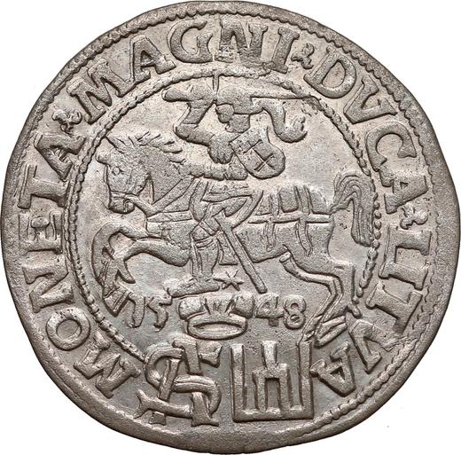 Reverse 1 Grosz 1548 "Lithuania" - Poland