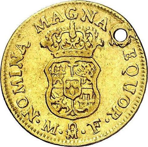Reverse 1 Escudo 1752 Mo MF - Mexico