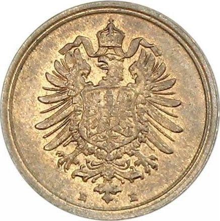 Reverse 1 Pfennig 1886 E - Germany