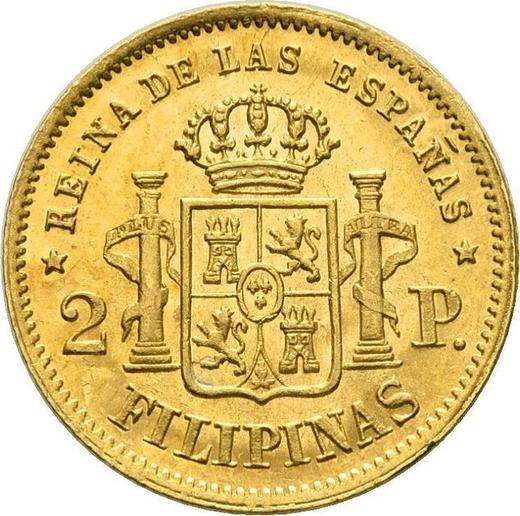 Reverse 2 Peso 1865 - Philippines