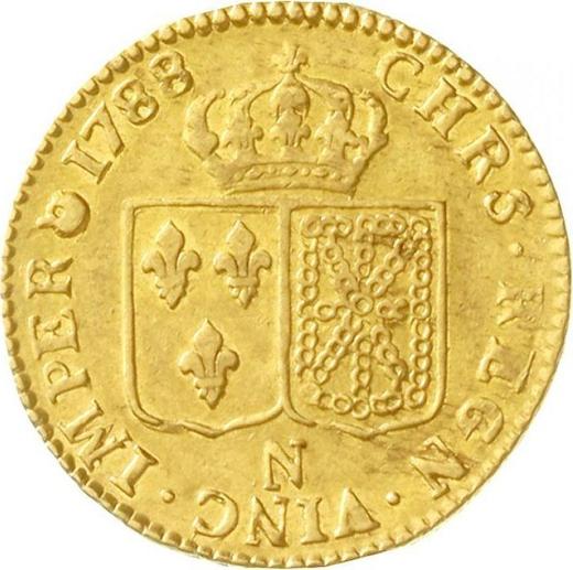 Реверс монеты - Луидор 1788 N "Тип 1785-1792" Монпелье - Франция, Людовик XVI