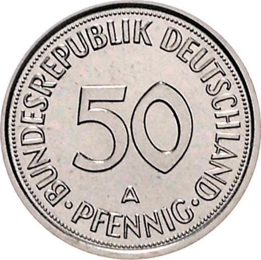 Obverse 50 Pfennig 1949-2001 5 Pfennig blank - Germany