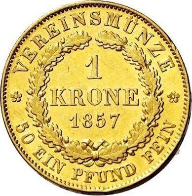 Reverse Krone 1857 - Bavaria