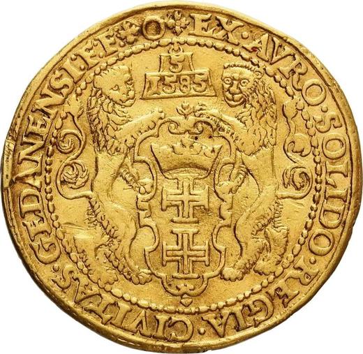 Реверс монеты - Донатив 5 дукатов 1585 "Гданьск" - Польша
