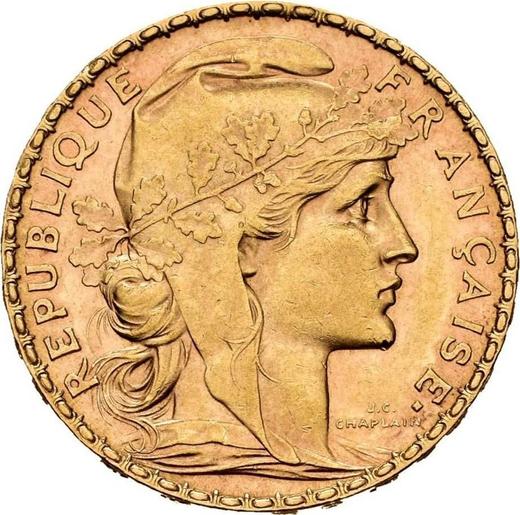 Аверс монеты - 20 франков 1905 A Париж - Франция, Третья республика