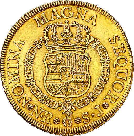 Reverse 8 Escudos 1757 NR SJ - Colombia