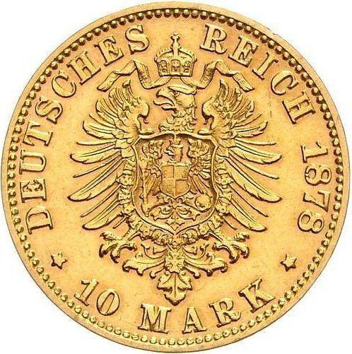 Reverse 10 Mark 1878 B "Prussia" - Germany