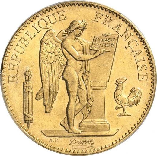 Аверс монеты - 100 франков 1882 A Париж - Франция, Третья республика