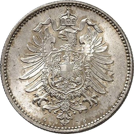 Reverse 1 Mark 1886 G - Germany