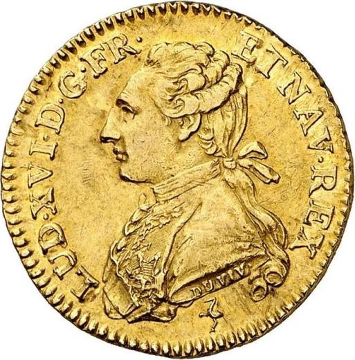 Аверс монеты - Луидор 1774 A Париж - Франция, Людовик XVI