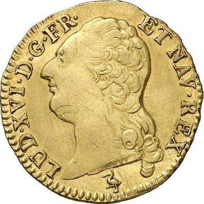 Аверс монеты - Луидор 1788 A "Тип 1785-1792" Париж - Франция, Людовик XVI