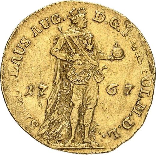 Obverse Ducat 1767 "King figure" - Poland