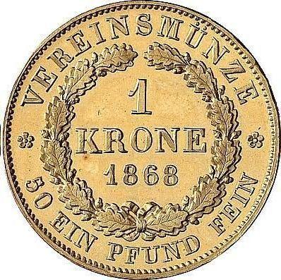Reverse Krone 1868 - Bavaria