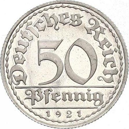 Obverse 50 Pfennig 1921 A - Germany
