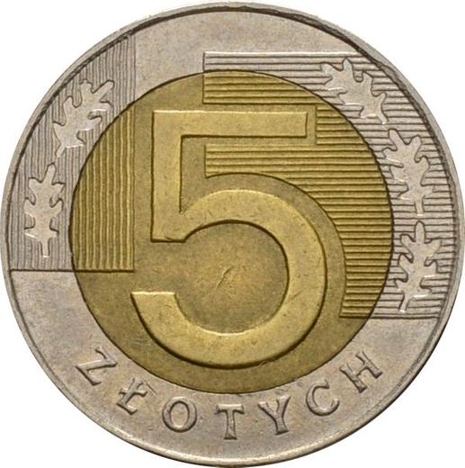 Reverse 5 Zlotych 1994 MW - Poland
