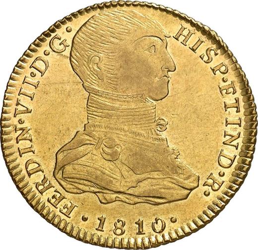 Аверс монеты - 4 эскудо 1810 JP - Перу