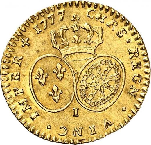 Реверс монеты - 1/2 луидора 1777 I "Тип 1775-1784" Лимож - Франция, Людовик XVI