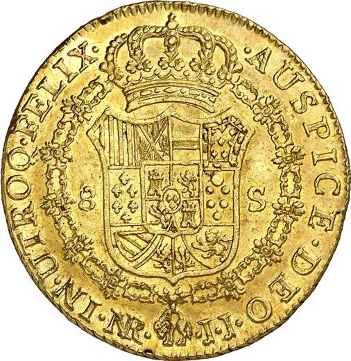 Reverse 8 Escudos 1801 NR JJ - Colombia