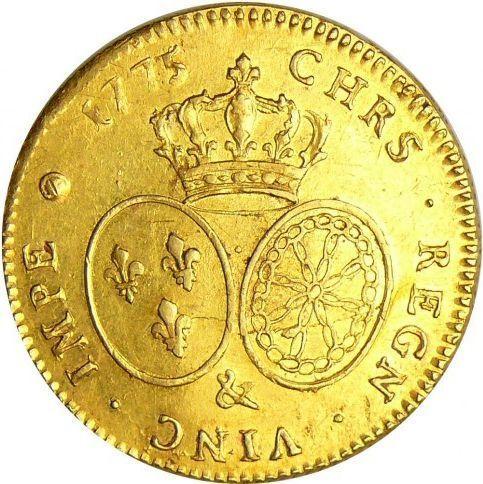 Реверс монеты - Двойной луидор 1775 & "Тип 1775-1789" Экс-ан-Прованс - Франция, Людовик XVI