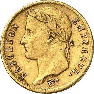 Аверс монеты - 20 франков 1810 K "Тип 1809-1815" Бордо - Франция, Наполеон I