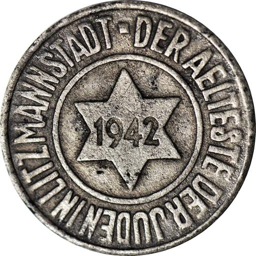 Obverse 10 Pfennig 1942 "Litzmannstadt Ghetto" Second issue - Poland