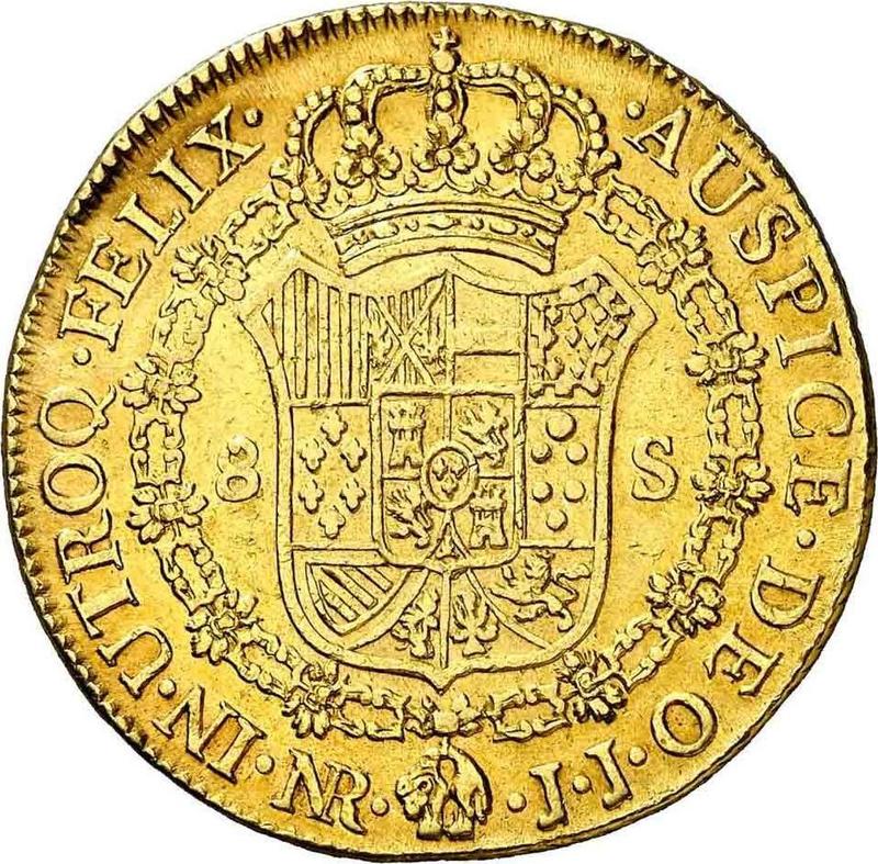 8 Escudos 1805 NR JJ - Colombia - Coin Value
